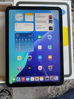 Apple iPad 10th Generation 2022 10.9" WiFi 64GB Blue very Good used condition  - Image 1 of 4