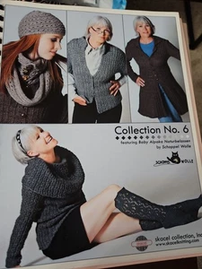 Skacel Collection #6 Knitting Pattern Booklet Knee Highs Sweaters ++ - Picture 1 of 2
