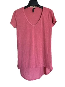 Cotton On Solid Tee T-Shirt Oberteil Herren Gr. Small meliert rot Outdoor Wandern - Bild 1 von 7