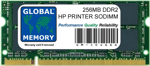 256MB DDR2 HEWLETT-PACKARD LASERJET ENTERPRISE 4000 SERIES PRINTER RAM (CE466A) - Image 1 of 1