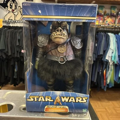 Star Wars El Retorno del Jedi 12" Guardia Gamorreana Nuevo en Caja 2002 Hasbro COMPLETO Foto 1 de 4