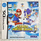 Mario & Sonic bei den Olympischen Winterspielen Nintendo DS nur Bedienungsanleitung