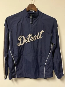 Vintage Majestic MLB Authentic Detroit Tigers Baseball Jacket Youth Size L Large - Picture 1 of 7
