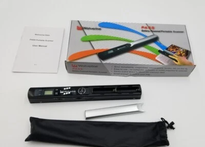 Wolverine PASS 100 Battery Powered Handheld Scanner In Box Tested Working Clean - Image 1 of 4