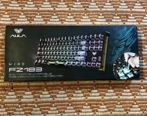 AULA FZ-183 Wind Wired Gaming Keyboard Backlit Hot Swappable Color Changing USB - Picture 1 of 2