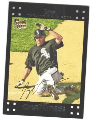 2007 Topps Jerry Owens #284 RC - Image 1 of 2