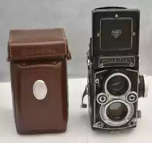 Rollei Rolleiflex K4 G E3 3,5 Planar 3,5/75 Revisionata Serviced - Imagen 1 de 7