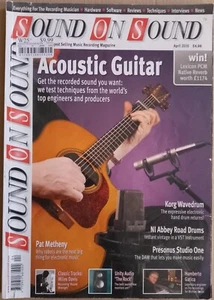 SOUND ON SOUND MAGAZINE APRIL 2010 Music Recording Acoustic Guitar Pat Metheny - Picture 1 of 3