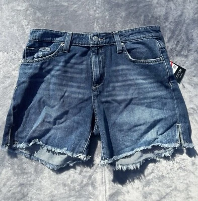 Joe's Easy Burmuda Shorts Womens 26 Denim Cutoffs Zip Front NWT Foto 1 de 4