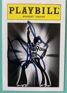Orfeh Signed Saturday Night Fever Playbill Trading Card 3.5 X 2.5 Broadway - Picture 1 of 2
