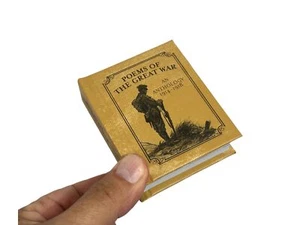 Poems Of The Great War Anthology 1914-1918 World War I mini book hardcover 240pg - Picture 1 of 4