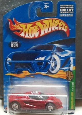 Hot Wheels #4 Treasure Hunt 2002 4/12 Lotus Project M250 rojo con RR BL cromo DDSp Foto 1 de 4