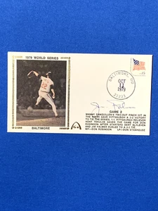 JIM PALMER HOF SIGNED BALTIMORE 1979 WORLD SERIES FDC 3x AL CY YOUNG AWARD PSA - Picture 1 of 4