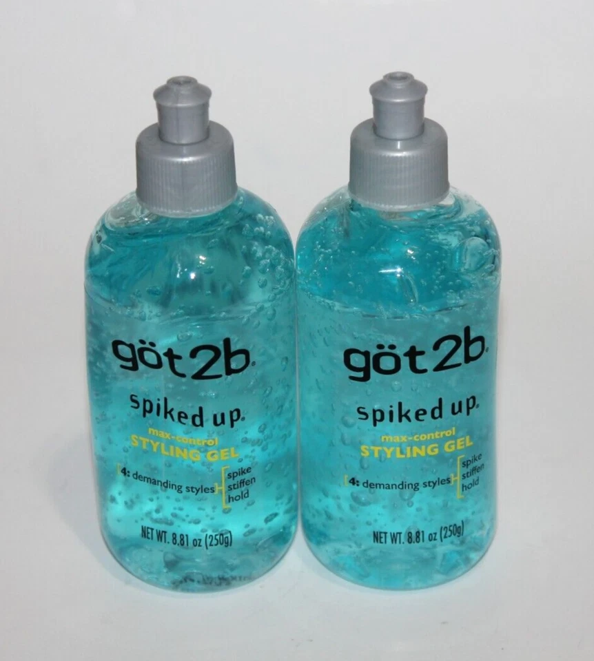 LOTE (2) GOT2B SPIKED UP STYLING GEL MAX CONTROL 8.81 OZ BLACKKOPF GEL PARA EL CABELLO Foto 1 de 1