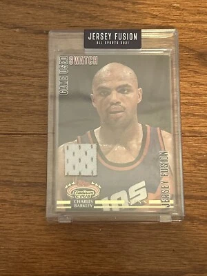 JERSEY FUSION JOGO USADO CHARLES BARKLEY GENUÍNO AUTÊNTICO JERSEY PEÇA RARA - Imagem 1 de 2