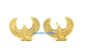 Pendientes MAAT Diosa Isis Egipcia Nuevo Post Estilo - Imagen 1 de 3