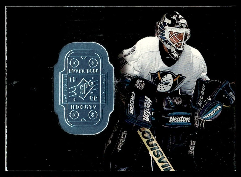 1998-99 SPx Finite Guy Hebert Anaheim Mighty Ducks #2 - Image 1 of 2