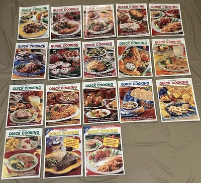 Taste of Home's Quick Cooking 1998-2002 Lot of 18 Magazines See Issue List - Image 1 of 4