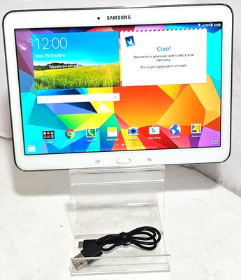 SAMSUNG Galaxy Tab 4 16Gb SM-T535 tablet 10,1" Wi-Fi + 4G sim  pad Android #02 - Imagen 1 de 4