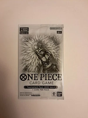 Tournament Pack 2025 Vol. 4 - One Piece Promotion Cards (OP-PR) English Sealed - Image 1 of 3