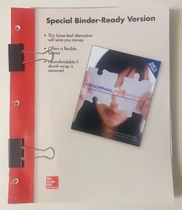 Abnormal Psychology DSM5 Update 7th Ed Loose-Leaf Binder Ready Whitbourne Halgin - Picture 1 of 24