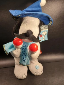 Dandee 16" Peanuts Electronic Animated Snoopy Mustache Plush Sings Feliz Navidad - Picture 1 of 4