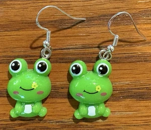 Frosch Ohrringe - Bild 1 von 3