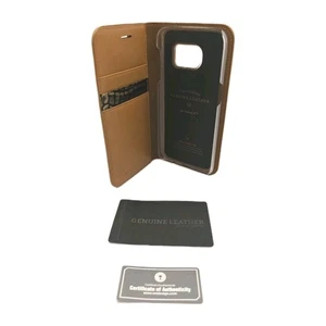 VRS Design Samsung Galaxy S7 Genuine Leather Wallet Case Shockproof Slim ☆NEW☆ - Picture 1 of 9