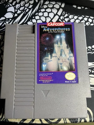 NES Disney Adventures in the Magic Kingdom Capcom with Sleeve Tested Working - Image 1 of 3
