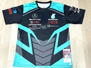 Camisa firmada a mano por Kimi Antonelli Mercedes Petronas F1 Fórmula 1 sombrero certificado JSA #1 - Imagen 1 de 2