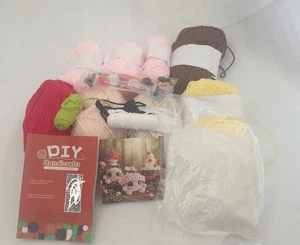 DIY Crochet Cute Mushrooms Kit (All Materials And Instructions Booklet Included) - Picture 1 of 8