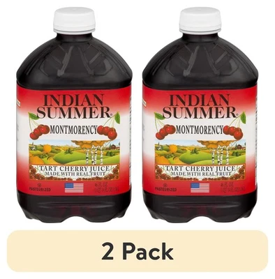 (2 pack) Montmorency Cherry Juice, Tart Cherry Juice with Real Fruit, 46 fl oz