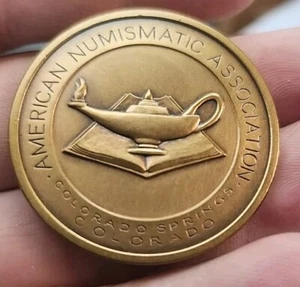 American Numismatist Association Colorado Springs Appreciation Coin Token Medal - Picture 1 of 2