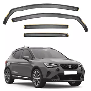 ISPEED Wind Deflectors for Seat Arona 2017-2024 4pc Set Visors Accessories - Picture 1 of 10