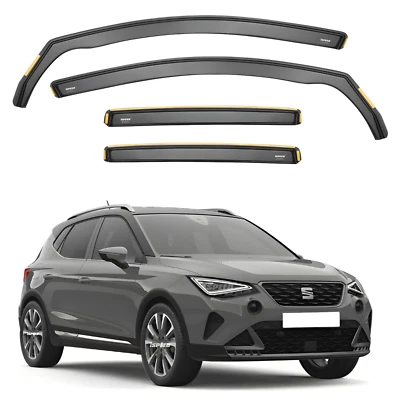 ISPEED Wind Deflectors for Seat Arona 2017-2024 4pc Set Visors Accessories - Image 1 of 4