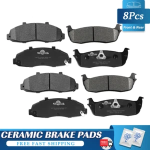 For 1997- 2003 Ford F-150 Front & Rear Ceramic Brake Pads Set - Bild 1 von 6