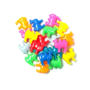 15 cuentas mixtas de pony de camello, llaveros, artesanías, cuentas de pony para hacer joyas, espaciador - Imagen 1 de 1