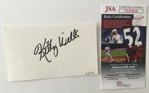Kitty Wells Signed Autographed 3x5 Card JSA Certified Country Music Singer - Picture 1 of 1