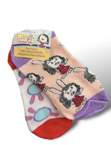 Elinor Wonders Why 2 pair Kids low Cut Socks Shoe size 7-2 PBS Kids NEW - Picture 1 of 5