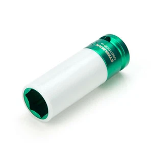 Steelman 1/2in. Drive 3/4in. Nylon Sleeved Impact Socket Green 95615-05 - Picture 1 of 4