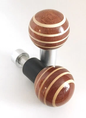 Porsche 917-908 Style Mahogany Wood Shift Knobs Porsche 981, 991, 992 - Image 1 of 4