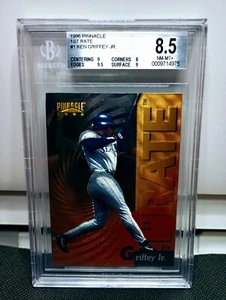 Ken Griffey Jr. 1996 Pinnacle “1st Rate” Foil #1 BGS 8.5 Pop 4 (2 Higher) - Picture 1 of 5