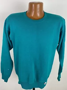Sudadera Pintor Vintage Años 90 Envejecida Adulto M Blanco Verde Azulado Hipster Mínimo EE. UU. - Imagen 1 de 12
