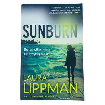 Sunburn by Laura Lippman Large Paperback Book Crime Thriller Suspense  Fiction - image 1 of 4