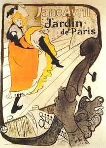 Toulouse Lautrec Artwork 1 Vintage travel railway print poster - Picture 1 of 1