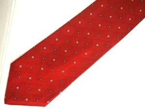 Corbata Brooks Brothers 346 para hombre roja gris negra a lunares 59" carrera - Imagen 1 de 4