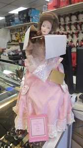 FRANKLIN MINT VINTAGE HEIRLOOM GIBSON GIRL MOTHER PORCELAIN DOLL IN ORIGINAL BOX - Picture 1 of 12