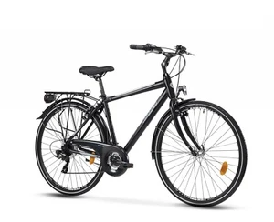 FAHRRAD LOMBARDO 28 MIRAFIORI 270 SCHWARZ-GRAU MATT 53 - Bild 1 von 1