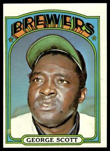 1972 Topps Baseball George Scott Milwaukee Brewers #585 EX-MT
