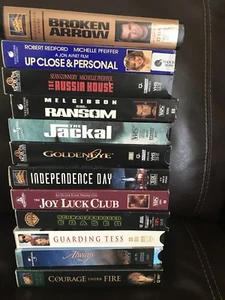 Lots Of 12 VHS Favorite Hollywood Movies Preowned, Not Rental - Bild 1 von 3